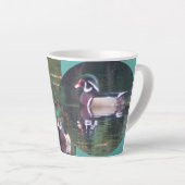 Niedliche Carolina Duck Design Latte Tasse (Rechte Ecke)