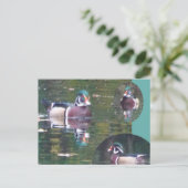 Niedliche Carolina Duck DIY Postkarte (Stehend Vorderseite)