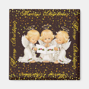 Niedliche Caroling Angels-Magnete Magnet
