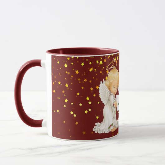 Niedliche Caroling Engels-Tasse Tasse (Links)