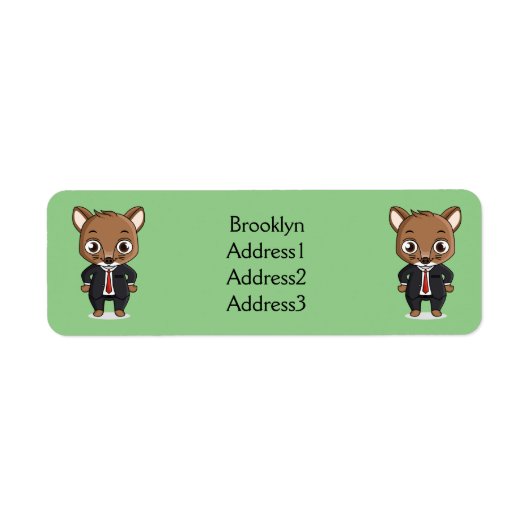 Niedliche Cartoon-Abbildung (Vorne)