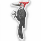 Niedliche Cartoon-Abbildung Aufkleber (Vorderseite)