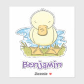 Niedliche Cartoon-Abbildung Aufkleber (Blatt)