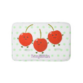 Niedliche Cartoon-Abbildung Badematte (Vorderseite)