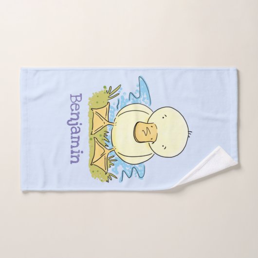 Niedliche Cartoon-Abbildung Badhandtuch Set (Handtuch)