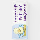 Niedliche Cartoon-Abbildung Banner (Vertikal)