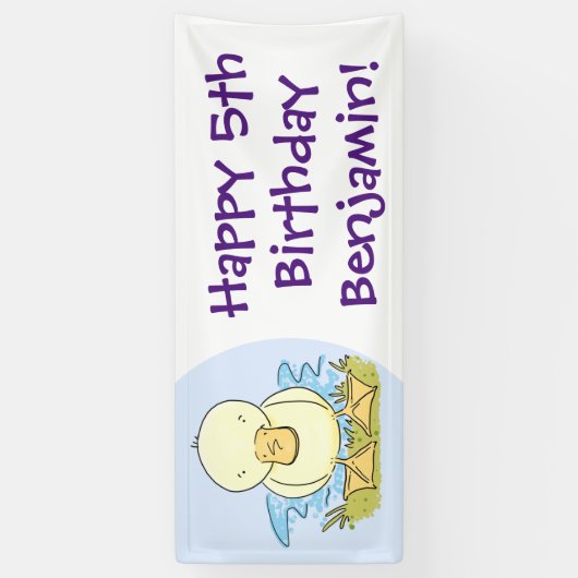 Niedliche Cartoon-Abbildung Banner (Vertikal)