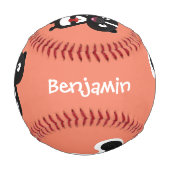 Niedliche Cartoon-Abbildung Baseball (Vorderseite)