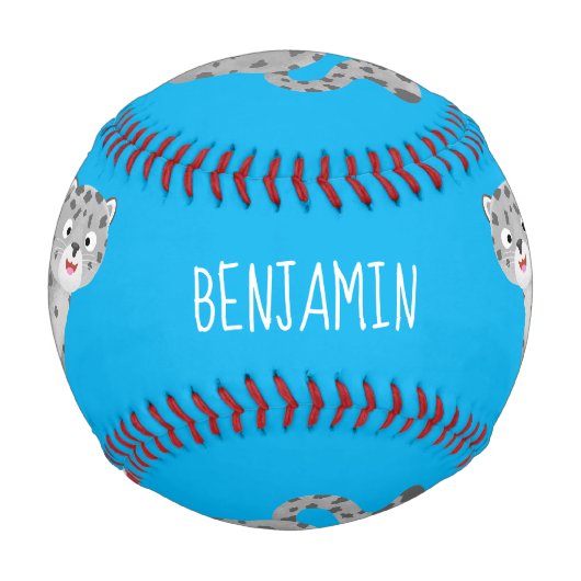 Niedliche Cartoon-Abbildung Baseball (Vorderseite)