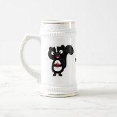 Niedliche Cartoon-Abbildung Bierglas (Links)
