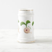 Niedliche Cartoon-Abbildung Bierglas (Mittel)