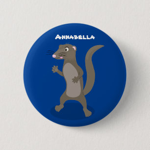 Niedliche Cartoon-Abbildung Button