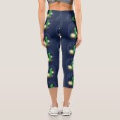 Niedliche Cartoon-Abbildung Capri Leggings (Rückseite)