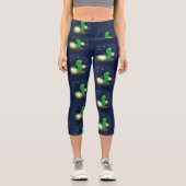 Niedliche Cartoon-Abbildung Capri Leggings (Vorderseite)
