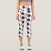 Niedliche Cartoon-Abbildung Capri Leggings (Vorderseite)