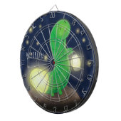 Niedliche Cartoon-Abbildung Dartscheibe (Vorderseite rechts)