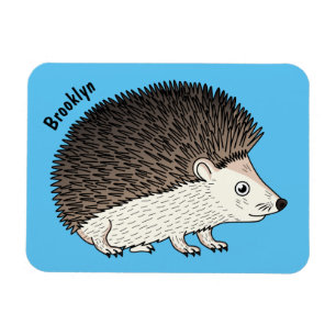 Niedliche Cartoon-Abbildung eines Igels Magnet
