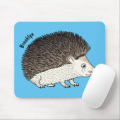 Niedliche Cartoon-Abbildung eines Igels Mousepad (Mit Mouse)