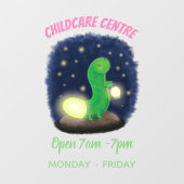 Niedliche Cartoon-Abbildung Fensteraufkleber (Blatt)