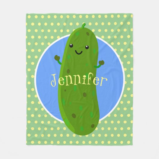 Niedliche Cartoon-Abbildung Fleecedecke (Vorderseite)