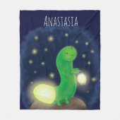 Niedliche Cartoon-Abbildung Fleecedecke (Vorderseite)