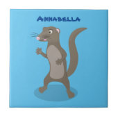 Niedliche Cartoon-Abbildung Fliese (Vorderseite)