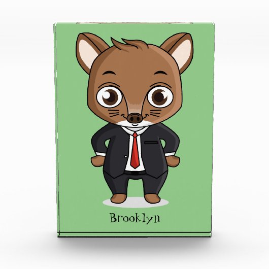 Niedliche Cartoon-Abbildung Fotoblock (Vorderseite)