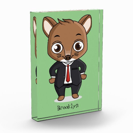 Niedliche Cartoon-Abbildung Fotoblock (Links)