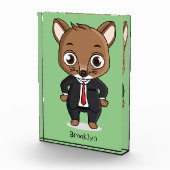 Niedliche Cartoon-Abbildung Fotoblock (Rechts)