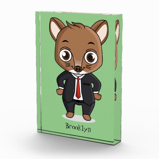 Niedliche Cartoon-Abbildung Fotoblock (Rechts)