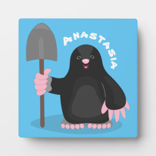 Niedliche Cartoon-Abbildung Fotoplatte