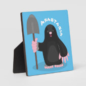 Niedliche Cartoon-Abbildung Fotoplatte (Vorderseite)