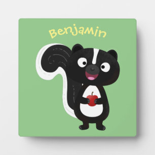 Niedliche Cartoon-Abbildung Fotoplatte