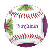 Niedliche Cartoon-Abbildung für glückliche Rübenwu Baseball (Vorderseite)