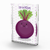 Niedliche Cartoon-Abbildung für glückliche Rübenwu Fotoblock (Rechts)