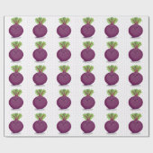 Niedliche Cartoon-Abbildung für glückliche Rübenwu Geschenkpapier (Flach)