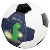 Niedliche Cartoon-Abbildung Fußball (Dreiviertel)
