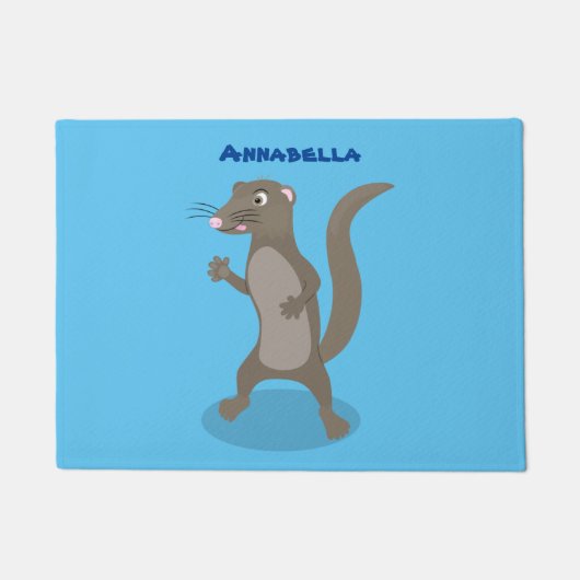 Niedliche Cartoon-Abbildung Fußmatte (Vorderseite)