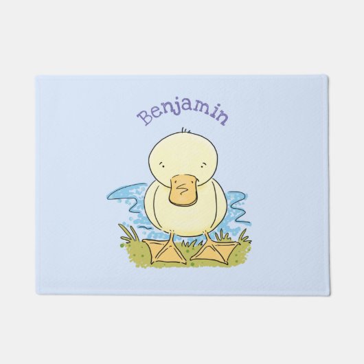 Niedliche Cartoon-Abbildung Fußmatte (Vorderseite)