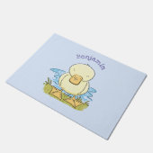 Niedliche Cartoon-Abbildung Fußmatte (Schrägansicht)