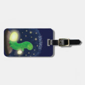 Niedliche Cartoon-Abbildung Gepäckanhänger (Vorderseite horizontal)