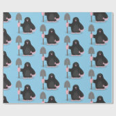 Niedliche Cartoon-Abbildung Geschenkpapier (Flach)