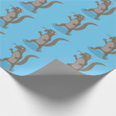 Niedliche Cartoon-Abbildung Geschenkpapier (Ecke)