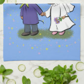 Niedliche Cartoon-Abbildung Geschirrtuch (Gefaltet)