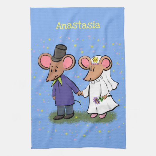 Niedliche Cartoon-Abbildung Geschirrtuch (Vertikal)