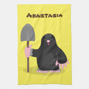 Niedliche Cartoon-Abbildung Geschirrtuch