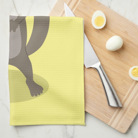 Niedliche Cartoon-Abbildung Geschirrtuch (Viertel Falte)