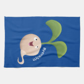 Niedliche Cartoon-Abbildung Geschirrtuch (Horizontal)