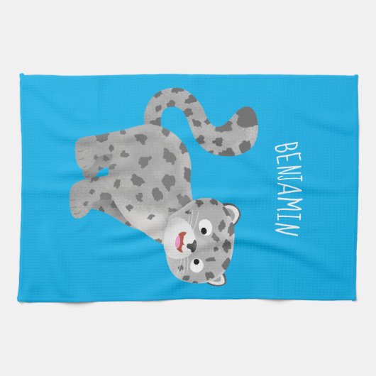 Niedliche Cartoon-Abbildung Geschirrtuch (Horizontal)