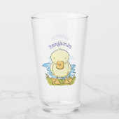 Niedliche Cartoon-Abbildung Glas (Rückseite)